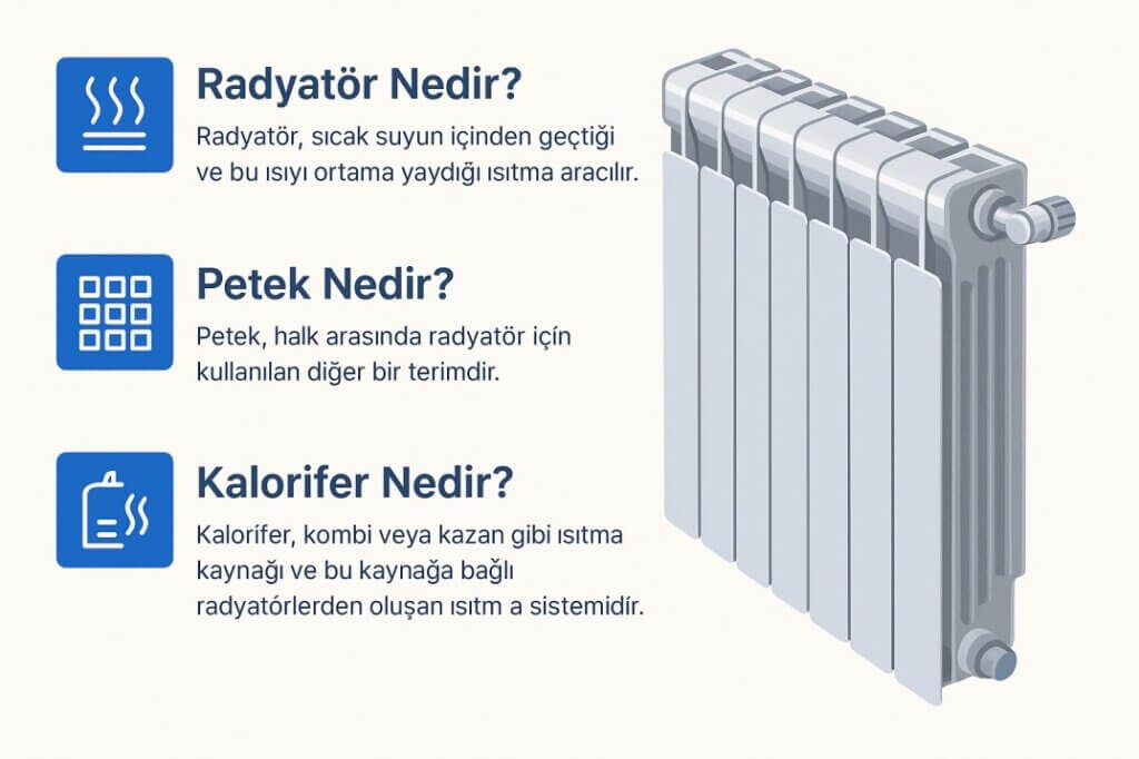 Radyatör, Petek ve Kalorifer Nedir? Aralarındaki Farklar Nelerdir?